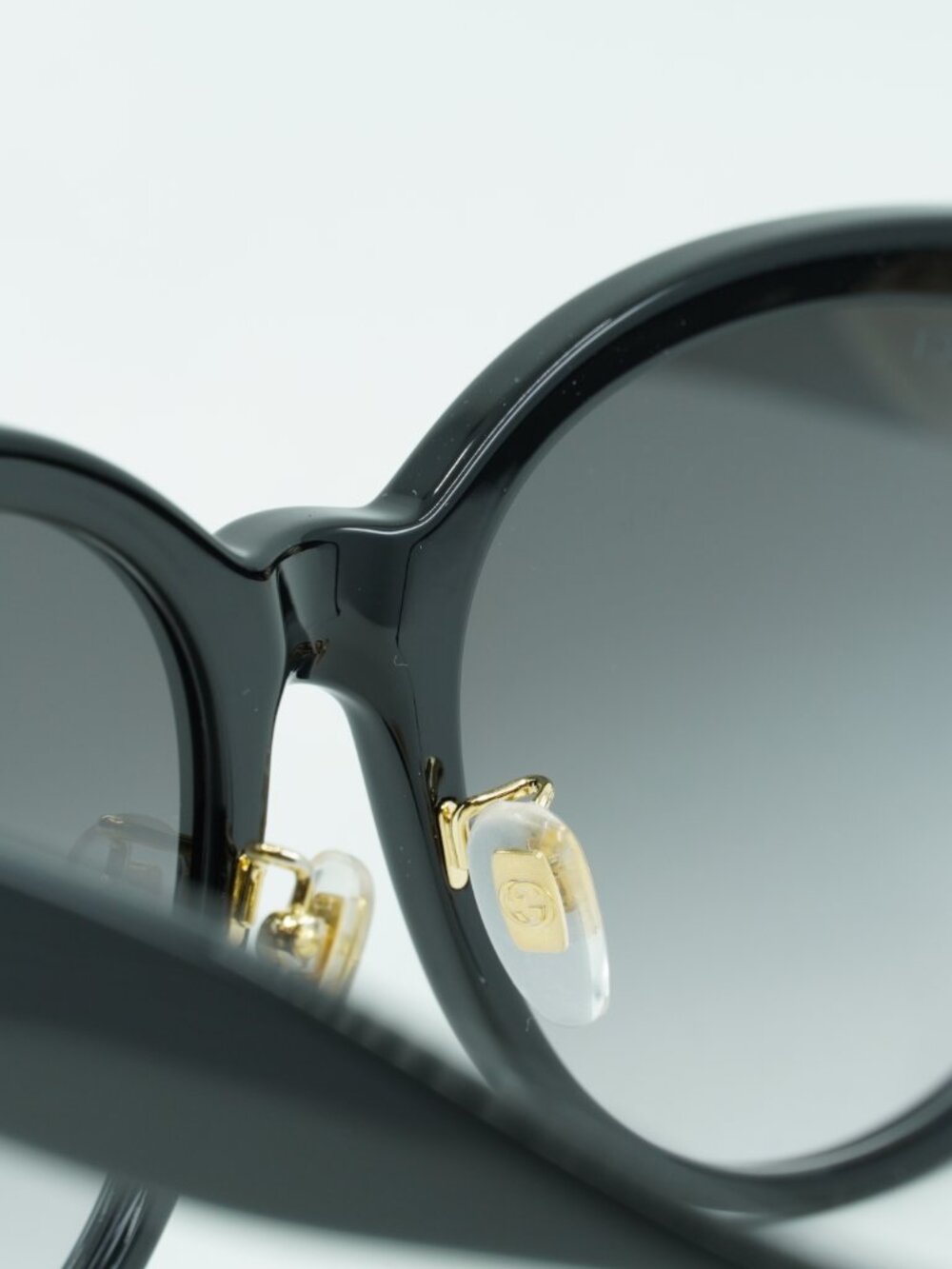 Gucci GG1028SK 006 Cat Eye Sunglasses - Black / Grey - Picture 6 of 14